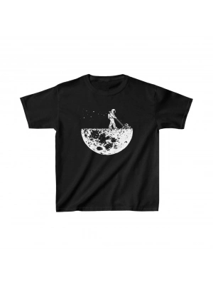 Baskılı T-Shirt - Siyah -