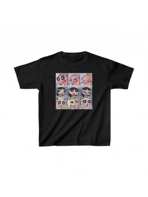 Baskılı T-Shirt - Siyah -