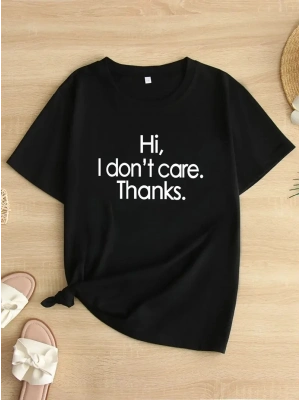 Hi, I dont care. Thanks.Oversize T-shirt - Siyah -