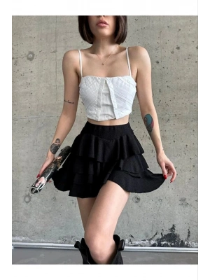 Mykonos Basic Etek - Siyah -