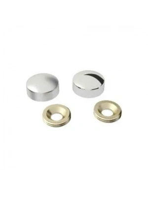 Vida Kapama Kapağı 13 Mm, Krom - 10 Adet