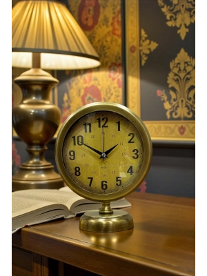 ® Vintage Elite 25 x 20 Eskitme Metal Masa Saati