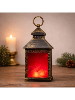 Vintage Tasarım Şömine LED Işık