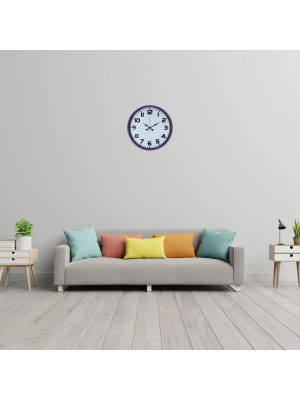 Violet Mor 36 Cm Standart Duvar Saati