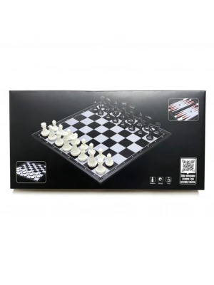 VRD10661 KATLANABİLİR SATRANÇ TAVLA VE DAMA SETİ