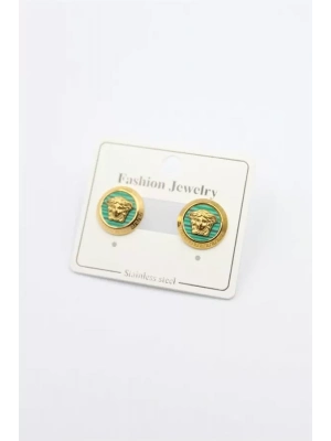 Vs Çelik Küpe - Yeşil