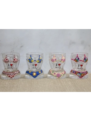 Vücut Tasarımı Cam Shot Bardak Alk4300