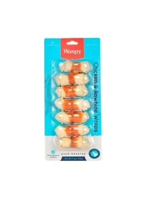 Wanpy Burgu Tavuk Sargılı Köpek Ödül Kemiği 1 Adet 90 Gr