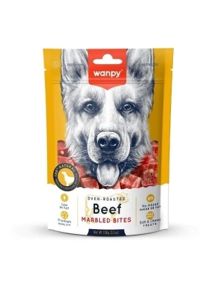 Wanpy Marbled Biftekli Küp Et Parçaları Köpek Ödülü 1 Adet 100 Gr