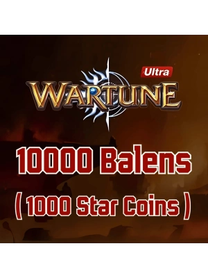 Wartune 10000 Balens ( 1000 Star Coins )
