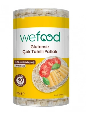 Wefood Çok Tahıllı Pirinç Patlağı 100 Gr