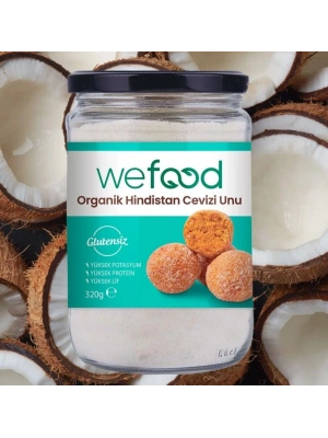 Wefood Organik Hindistan Cevizi Unu 320 Gr