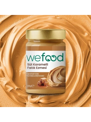 Wefood Süt Karamelli Fıstık Ezmesi 300 Gr