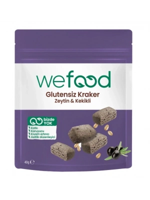 Wefood Zeytinli Kekikli Kraker 40 Gr