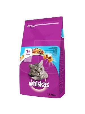 Whiskas Ton Balıklı ve Sebzeli Yetişkin Kedi Maması 1.4 Kg