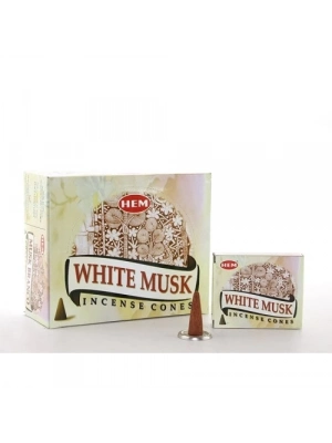 White Musk Aromalı Konik Tütsü