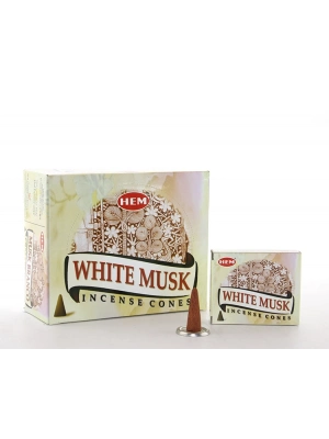 White Musk Aromalı Konik Tütsü