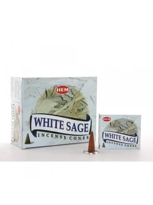 White Sage Aromalı Konik Tütsü