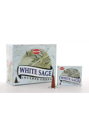 White Sage Aromalı Konik Tütsü
