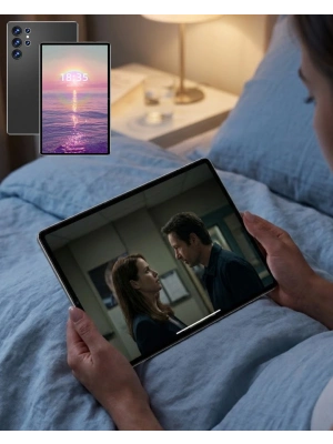 WiFi Destekli Android Tablet 10.1 İnç Geniş Ekran Tablet Seti