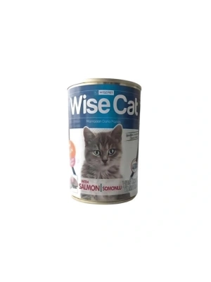 Wise Cat Somonlu Yetişkin Konserve Kedi Maması 1 Adet 400 Gr