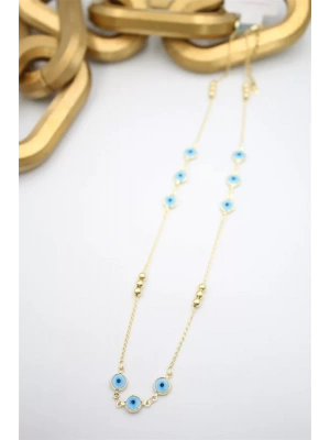 Xuping Nazar Kolye - 50 cm - Altın