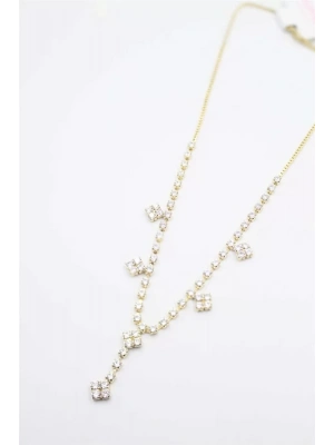 Xuping Taşlı Kolye - Altın