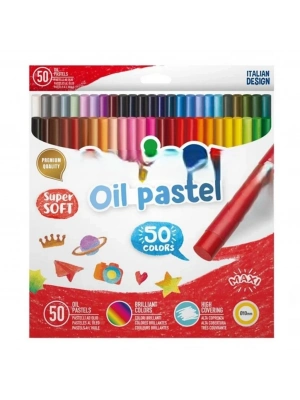 ® Yağlı Pastel Boya Maxi Paket 50Li