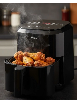 ® Yağsız Pişirme Teknolojili 4L Cam Hazneli Dokunmatik Airfryer 1360W