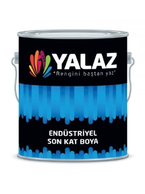 Yalaz Endüstriyel Boya 2,5 Kg Mat Siyah