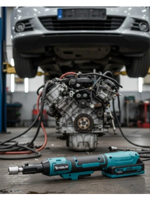 ® Yandan Sıkma Somun Uyumlu Akülü Cırcır Kolu 21V Güçlü Tork