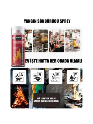 Yangın Savar Tüpü Sprey