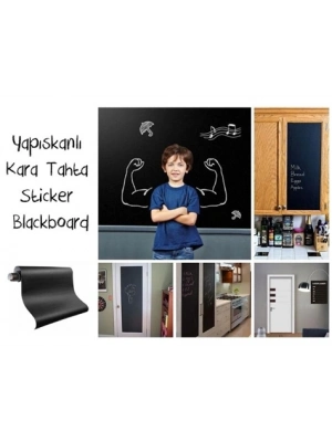 Yapışkanlı Kara Tahta-yazı Tahtası Sticker