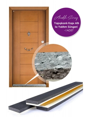 Yapışkanlı Köpük Kapı Altı Isı Yalıtım Eşik Süngeri