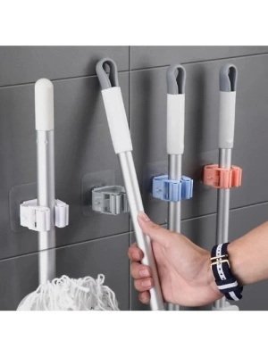 Yapışkanlı Mop Tutucu Seti 4 Adet