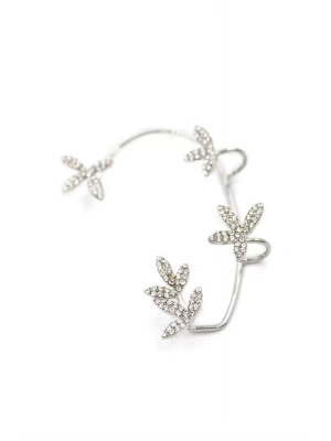 Yaprak Kıkırdak Küpe - Gümüş