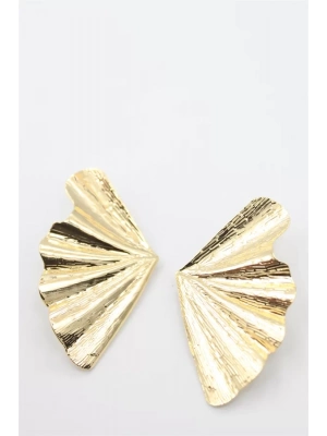 Yaprak Küpe - Altın