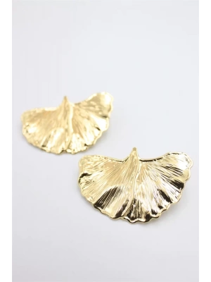 Yaprak Küpe - Altın