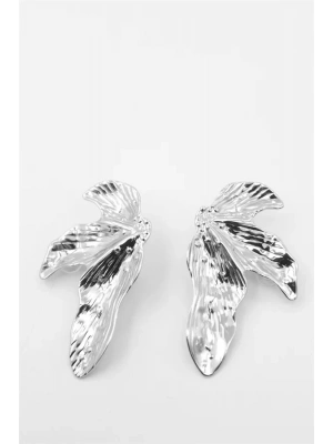 Yaprak Küpe - Gümüş