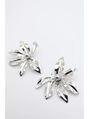 Yaprak Küpe - Gümüş