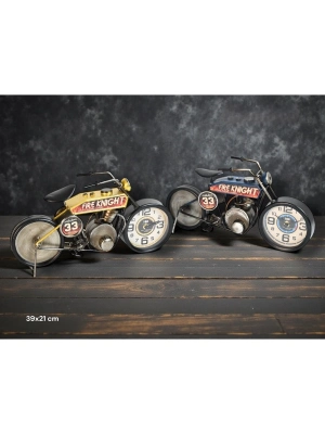 Yarış Motoru Tasarımlı Masaüstü Saat