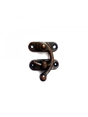 Yay Gözü, Ahşap Kutu Klipsi - Küçük 28x33 Mm, Antik, 100 Adet