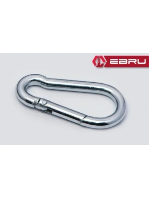 Yaylı Karabina, Çengel, Kanca 5mm - 5 Adet