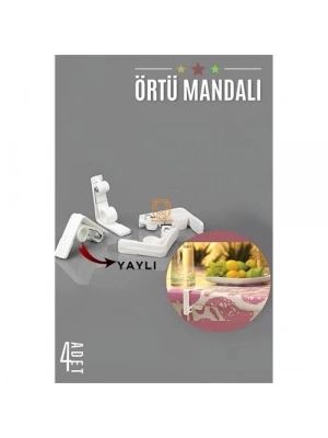Yaylı Masa Örtüsü Mandalı 4 ADET