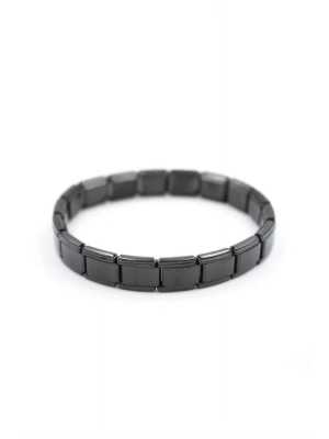 Yazısız Nomi Bilezik - Siyah
