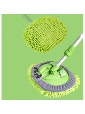 Yedek Bezli Mikrofiber Araba Yıkama Fırçası