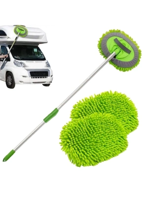 ®  Yedek Mikrofiber Bezli Oto Yıkama Mop Seti