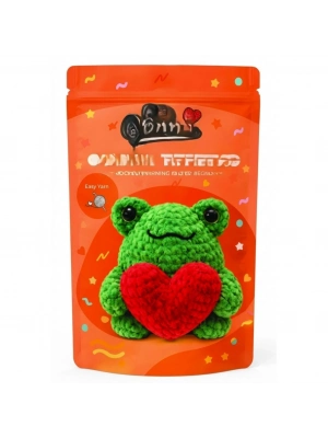 Yeni Başlayanlar İçin Kurbağa Amigurumi Örgü Kiti