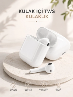 Yeni Nesil HD Ses ve Dokunmatik Kontrol Akıllı ve Şık Bluetooth Kulaklık