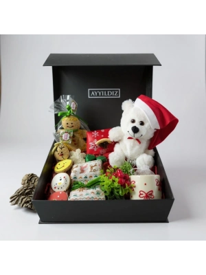 Yeni Yıl Çikolata & Peluş Hediye Kutusu